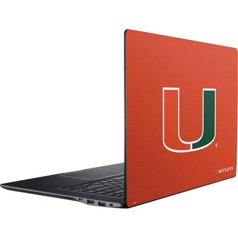 University of Miami Hurricanes Jersey Ativ Book 9 (15.6in 2014) Skin