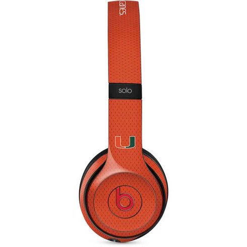 University of Miami Hurricanes Jersey Beats Solo 2 Wireless Skin
