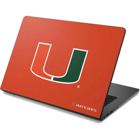 University of Miami Hurricanes Jersey Dell Chromebook Skin