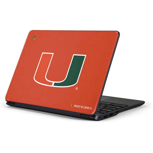 University of Miami Hurricanes Jersey Samsung Chromebook Skin