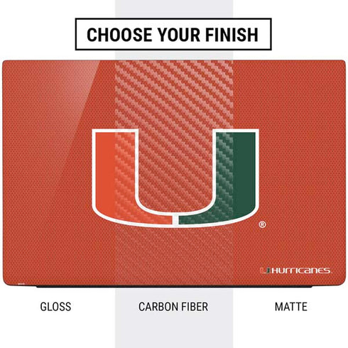 University of Miami Hurricanes Jersey Dell Vostro Skin