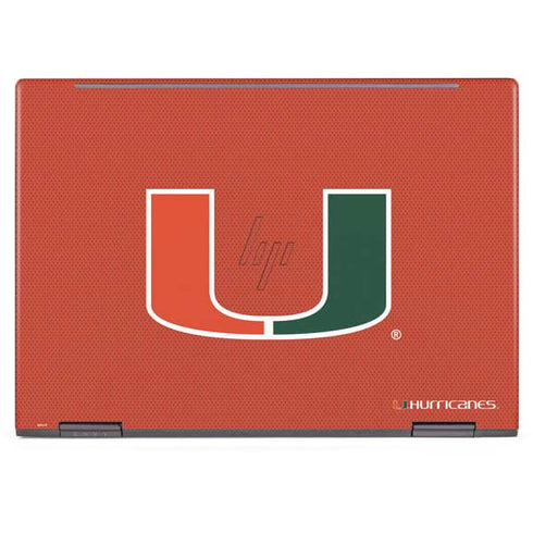 University of Miami Hurricanes Jersey HP Envy Skin
