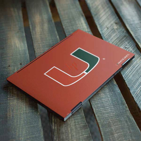 University of Miami Hurricanes Jersey HP Envy Skin