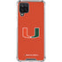University of Miami Hurricanes Jersey Galaxy A12 Clear Case