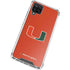 University of Miami Hurricanes Jersey Galaxy A12 Clear Case