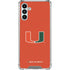 University of Miami Hurricanes Jersey Galaxy A13 5G Clear Case
