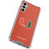 University of Miami Hurricanes Jersey Galaxy A14 5G Clear Case