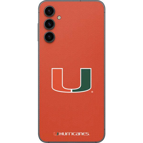 University of Miami Hurricanes Jersey Galaxy A14 5G Skin