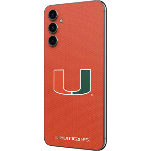 University of Miami Hurricanes Jersey Galaxy A14 5G Skin