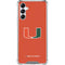 University of Miami Hurricanes Jersey Galaxy A15 5G Clear Case
