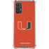 University of Miami Hurricanes Jersey Galaxy A32 5G Clear Case