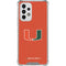 University of Miami Hurricanes Jersey Galaxy A33 5G Clear Case