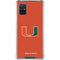 University of Miami Hurricanes Jersey Galaxy A51 5G Clear Case