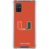University of Miami Hurricanes Jersey Galaxy A51 5G Clear Case