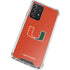 University of Miami Hurricanes Jersey Galaxy A52 5G Clear Case