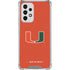 University of Miami Hurricanes Jersey Galaxy A53 5G Clear Case