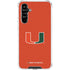 University of Miami Hurricanes Jersey Galaxy A54 5G Clear Case
