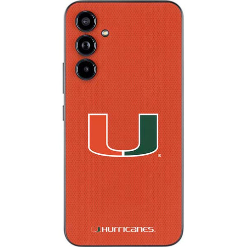 University of Miami Hurricanes Jersey Galaxy A54 5G Skin