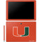 University of Miami Hurricanes Jersey Galaxy Book 12in Skin