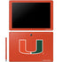 University of Miami Hurricanes Jersey Galaxy Book 12in Skin