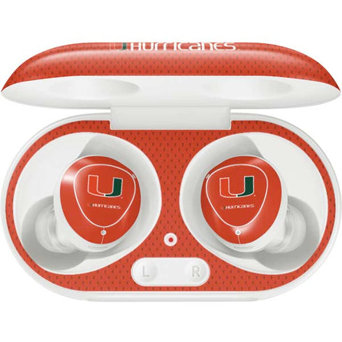 University of Miami Hurricanes Jersey Galaxy Buds Plus Skin