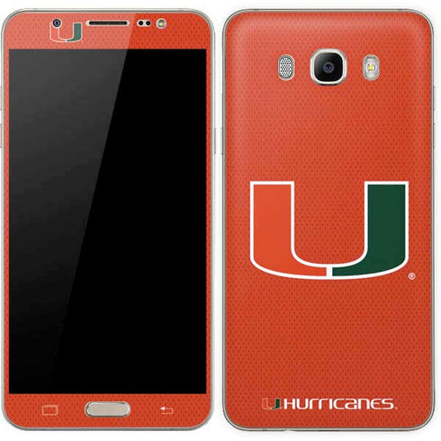 University of Miami Hurricanes Jersey Galaxy J7 Skin