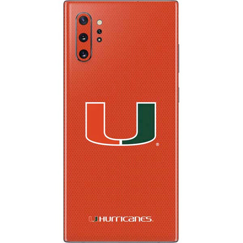 University of Miami Hurricanes Jersey Galaxy Note 10 Plus Skin