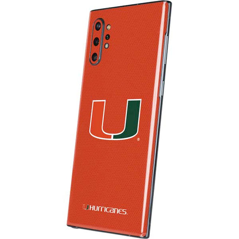 University of Miami Hurricanes Jersey Galaxy Note 10 Plus Skin