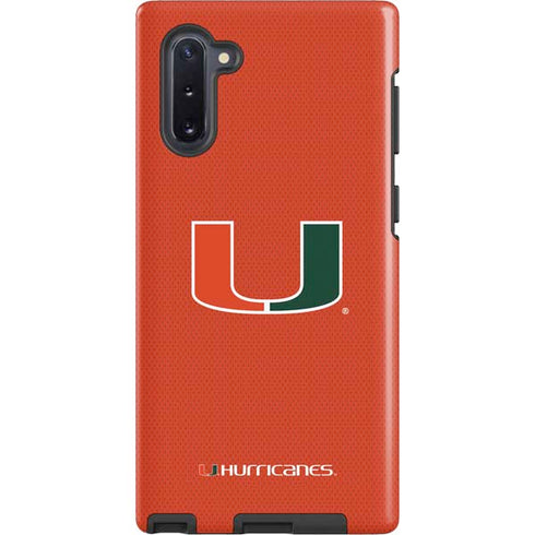 University of Miami Hurricanes Jersey Galaxy Note 10 Pro Case