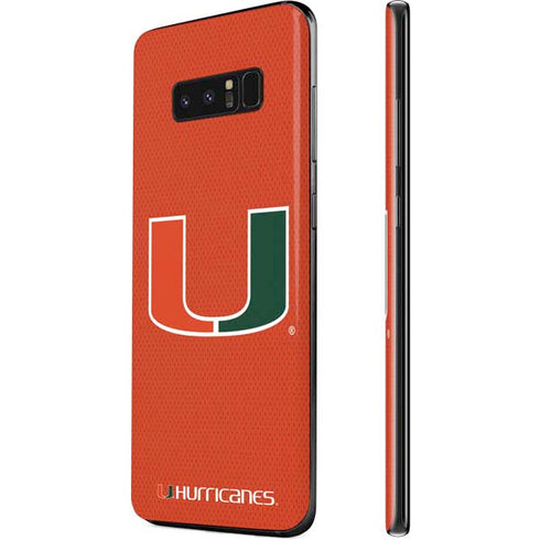 University of Miami Hurricanes Jersey Galaxy Note 8 Skin
