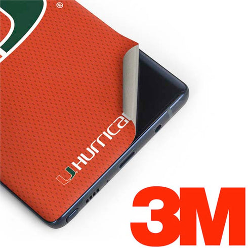 University of Miami Hurricanes Jersey Galaxy Note 9 Skin