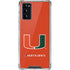 University of Miami Hurricanes Jersey Galaxy Note20 5G Clear Case