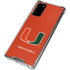 University of Miami Hurricanes Jersey Galaxy Note20 5G Clear Case