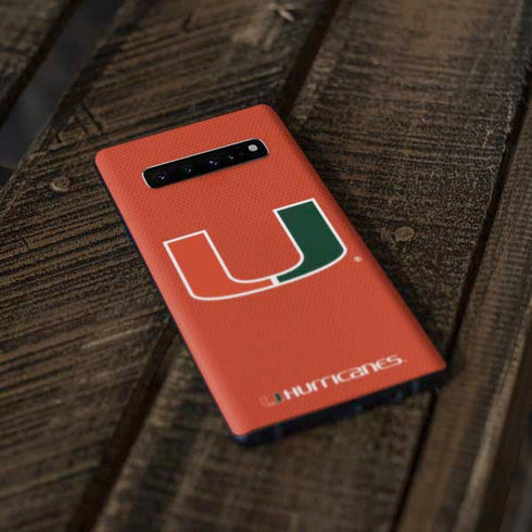 University of Miami Hurricanes Jersey Galaxy S10 Plus Skin