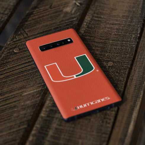 University of Miami Hurricanes Jersey Galaxy S10 Skin