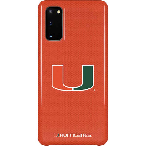 University of Miami Hurricanes Jersey Galaxy S20 Lite Case