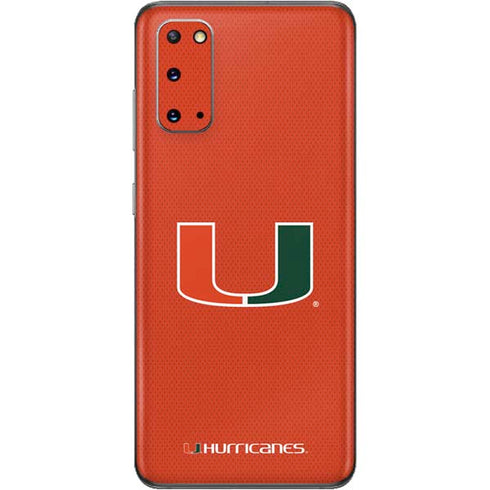 University of Miami Hurricanes Jersey Galaxy S20 Skin