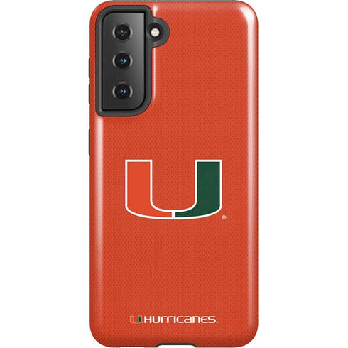 University of Miami Hurricanes Jersey Galaxy S21 5G Pro Case