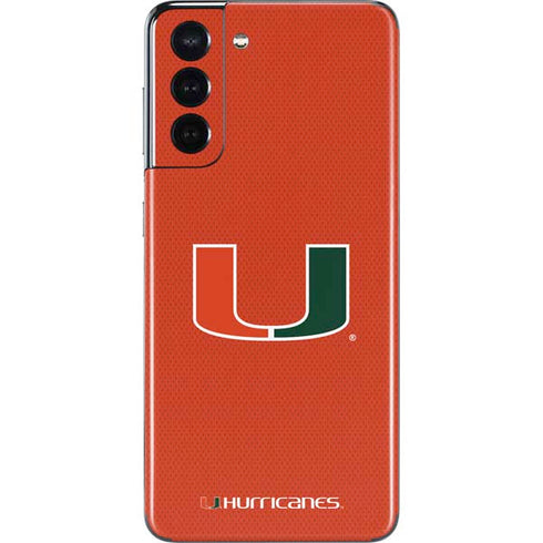 University of Miami Hurricanes Jersey Galaxy S21 5G Skin