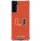 University of Miami Hurricanes Jersey Galaxy S21 FE Clear Case