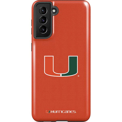 University of Miami Hurricanes Jersey Galaxy S21 Plus 5G Pro Case
