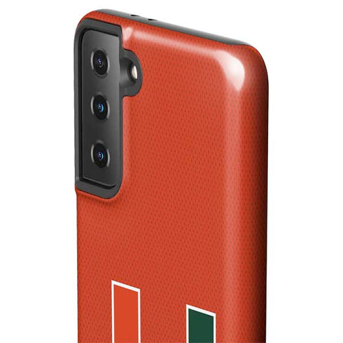 University of Miami Hurricanes Jersey Galaxy S21 Plus 5G Pro Case