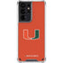University of Miami Hurricanes Jersey Galaxy S21 Ultra 5G Clear Case