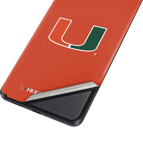 University of Miami Hurricanes Jersey Galaxy S21 Ultra 5G Skin