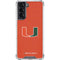 University of Miami Hurricanes Jersey Galaxy S22 Clear Case
