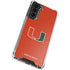 University of Miami Hurricanes Jersey Galaxy S22 Plus Clear Case