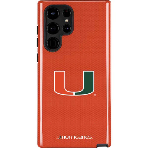 University of Miami Hurricanes Jersey Galaxy S22 Ultra Pro Case