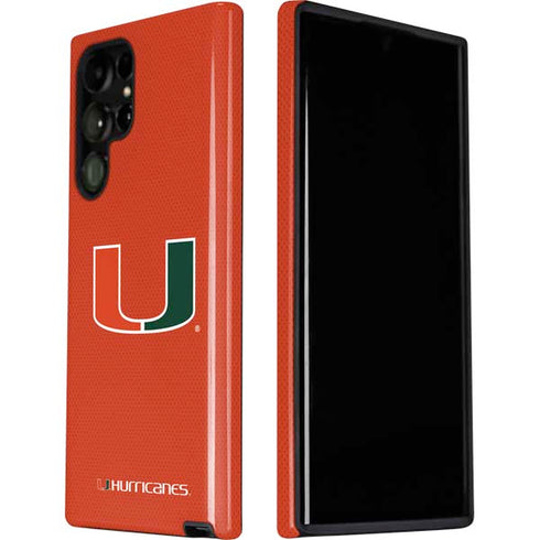 University of Miami Hurricanes Jersey Galaxy S22 Ultra Pro Case