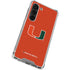 University of Miami Hurricanes Jersey Galaxy S23 Clear Case
