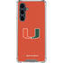 University of Miami Hurricanes Jersey Galaxy S23 FE Clear Case